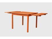 Outdoor Eucalyptus Rectangular Dining Table