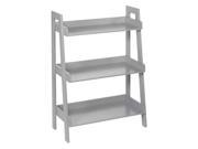 3 Tier Kids Ladder Shelf in Gray