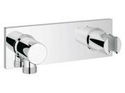 Wall Mount Union with Integrated Hand shower Holder