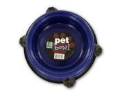 Pet Bowl with Paw Base Set of 24