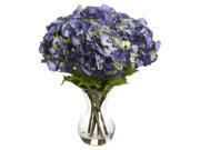 Large Hydrangea with Silk Flower Arrangement