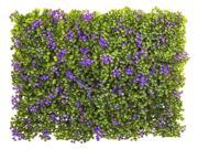 Purple and Green Clover Mat Set of 12