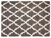 Chindi Printed Area Rug in Gray and White