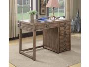 Desk in Weathered Taupe Finish