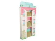 8 Pc Glamour Mansion Fold in Doll House Set