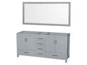 72 in. Double Bathroom Vanity with Mirror