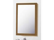 20 in. Vanity Mirror in Wheathered Gray