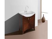 Single Sink Vanity in Royal Walnut