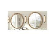 28 In. Mirror in Weathered Light Brown