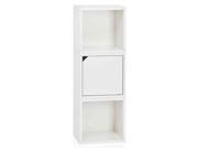 Eco friendly Stackable 3 Cube Storage in White