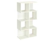 4 Shelf Eco friendly Malibu Bookcase Storage in White