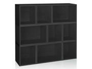 Eco friendly Stackable Oxford Modular Storage in Black