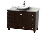 Single Bathroom Vanity with Countertop in Espresso