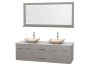 72 in. Contemporary Bathroom Vanity Set with Mirror