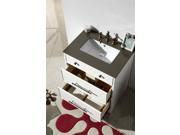 Wooden Single Sink Vanity with Artificial Stone Top