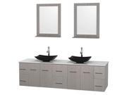 Modern Double Bathroom Vanity Set with 24 in. Mirror