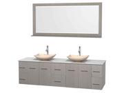 Double Bathroom Vanity Set with Countertop