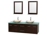 2 Drawer Double Bathroom Vanity Set