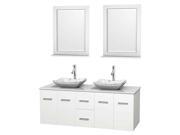 Contemporary Double Bathroom Vanity Set with Drawer Slides