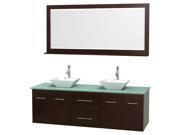 72 in. Double Bathroom Vanity Set with Counter Space