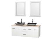 Modern Double Bathroom Vanity Set with 24 in. Mirror