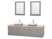 Contemporary Double Bathroom Vanity Set with Drawers