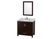 2 Pc Single Sink Floor Standing Vanity Set