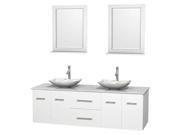2 Drawers Double Bathroom Vanity Set
