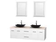 Modern Double Bathroom Vanity Set with Mirror