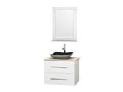 30 in. Bathroom Vanity in White with Countertop