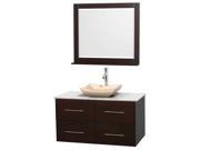 22.75 in. Single Bathroom Vanity Set in Espresso