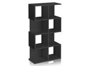 4 Shelf Eco friendly Malibu Bookcase Storage in Black