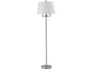 Andros 150W 6 Way Metal Floor Lamp in Argent Finish