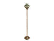 62 in. Rhombus Octagon Hurricane Floor Lamp w 10.5 in. Shade