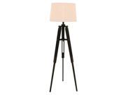 Old World Floor Lamp With Tripod From Nostalgic Silent Film Era by Benzara