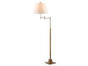 Swivel Floor Lamp with Gold Base