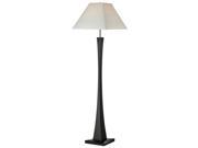 1 Light Floor Lamp with White Shade