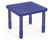 Square Value Kids Table and Legs in Royal Blue 48 in. W x 28 in. D x 22 in. H 13 lbs.
