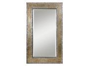 Uttermost Mondego Woven Nickel Mirror