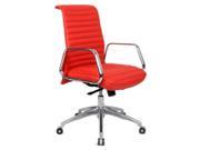 Ox Mid Back Office Chair in Red