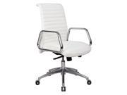 Ox Mid Back Office Chair in White