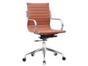 Twist Mid Back Office Chair in Light Brown