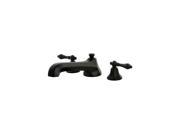 Two Handle Roman Tub Filler in Oil Rubbed Bronze Finish