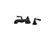 Two Handle Tub Filler in Oil Rubbed Bronze Finish