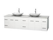 Modern Double Bathroom Vanity with Six Functional Drawers