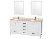 35 in. Bathroom Vanity Set with Porcelain Sink