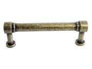 4.53 in. Cabinet Pull in Antique Brass Finish