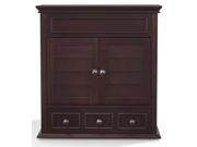 Wall Cabinet in Espresso Finish