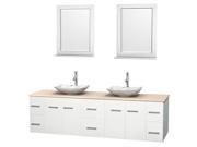 80 in. Vanity Set in White with Countertop