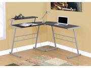 3 Pc Computer Desk Set with Cappuccino Top